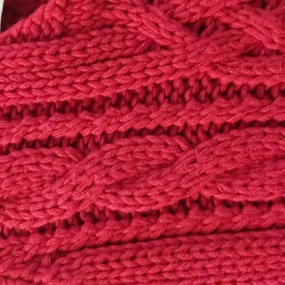 Baby Gap Red Hooded Sweater Dress.  Size 12-18 Mos - Picture 2 of 7